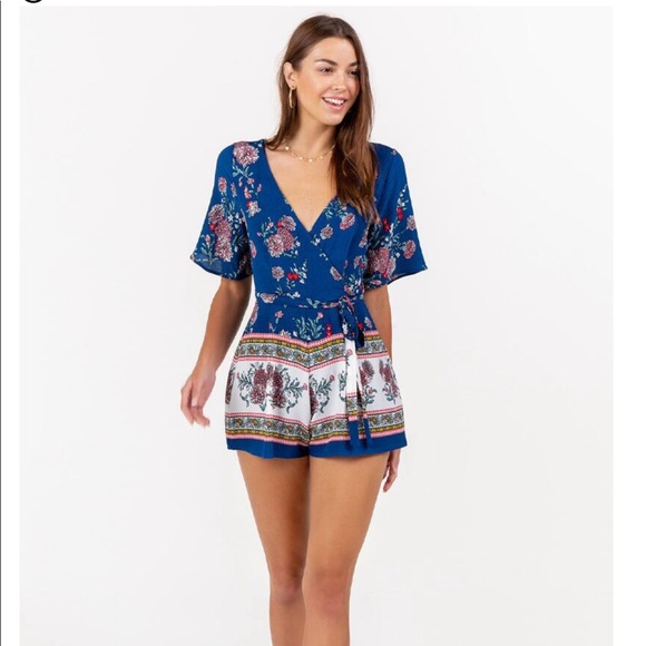 YELLOW floral romper! - Picture 2 of 2